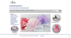 Desktop Screenshot of hochzeitsmandeln.at